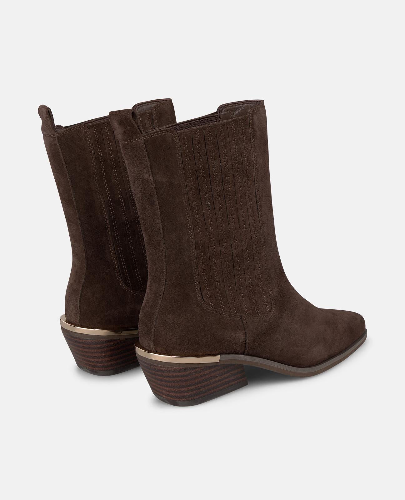 alma-en-pena-chelsea-suede-stiefelette-braun-4-5-cm-blockabsatz image 3