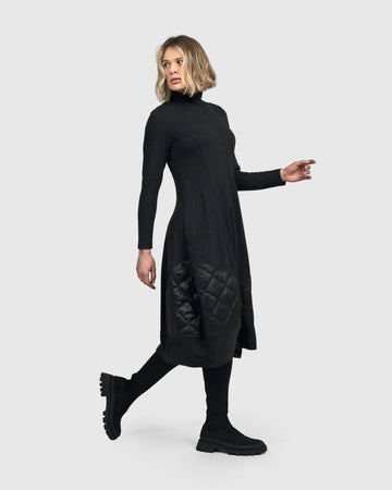alembika-urban-lucienne-cocon-kleid-midi-schwarz image 6