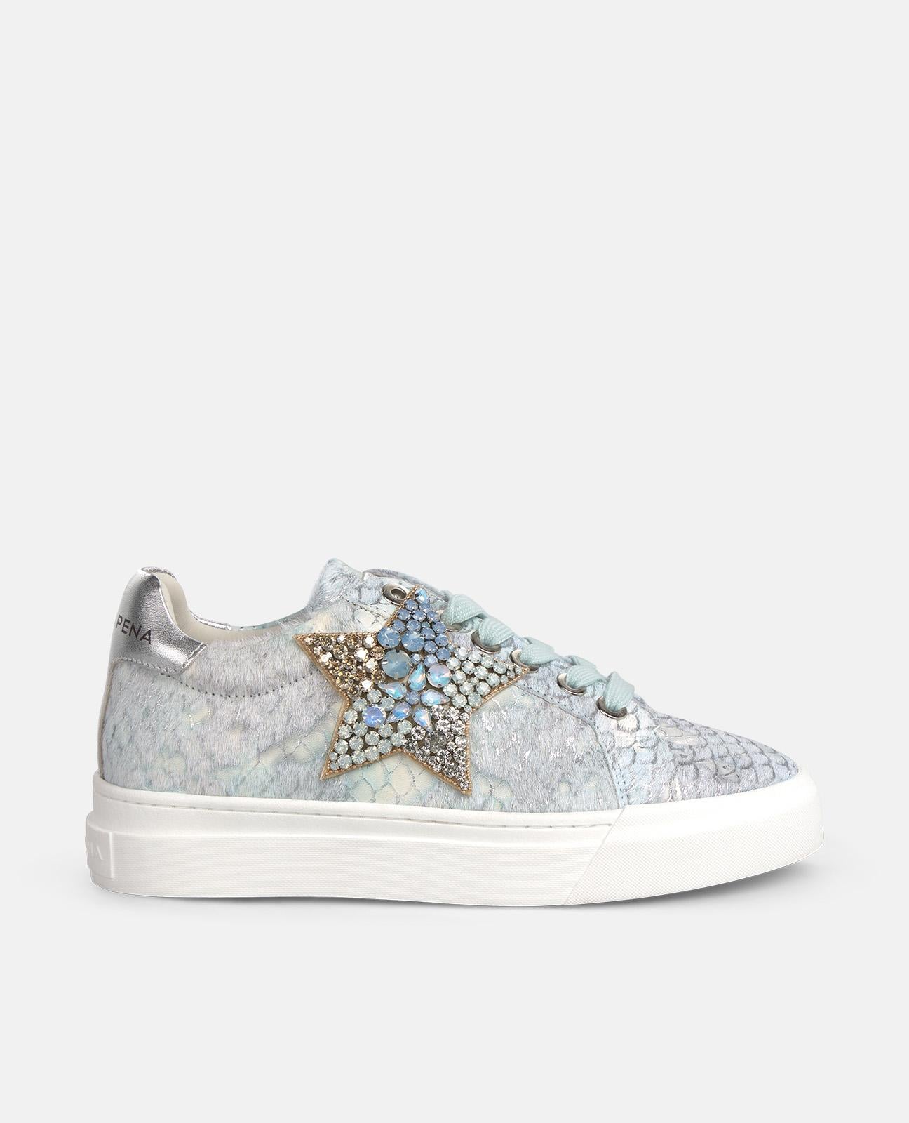 alma-en-pena-star-and-moon-sneaker-blau-3-5-cm-plateau image 1