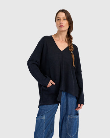 alembika-bliss-slouchy-pullover-navy image 3