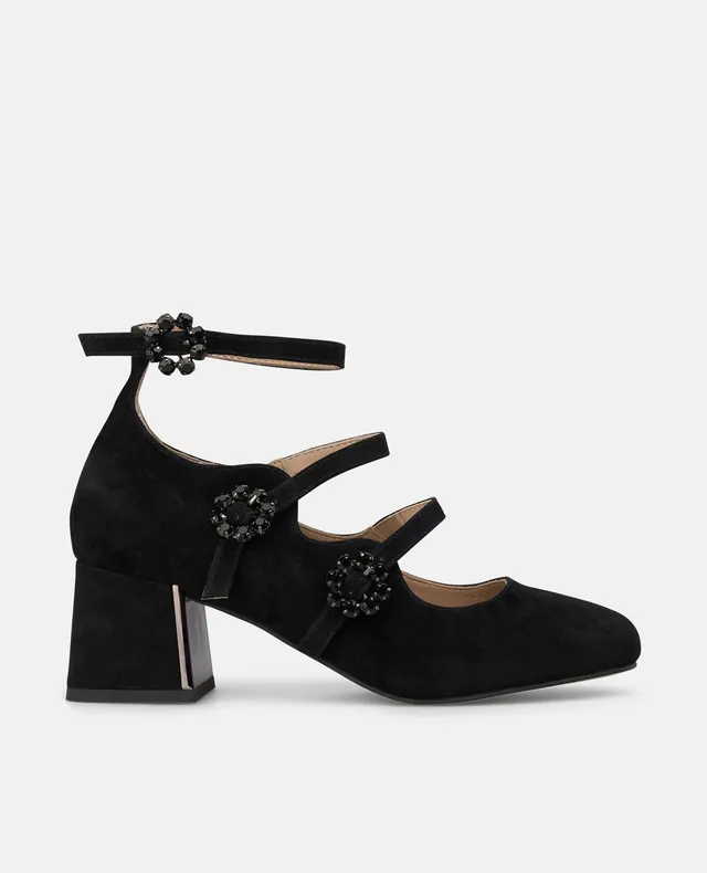 alma-en-pena-riemen-pumps-aus-veloursleder-schwarz-mit-blockabsatz-5-5-cm image 1
