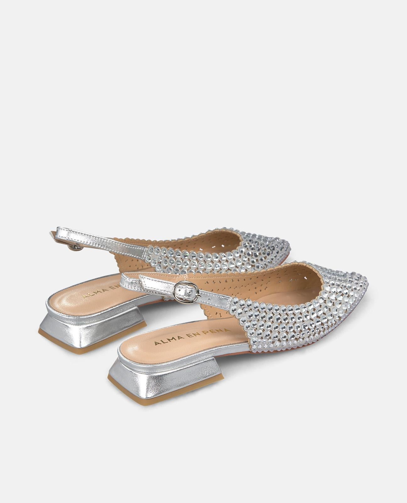 alma-en-pena-flache-spangen-schuhe-silber-strass-2-cm image 3