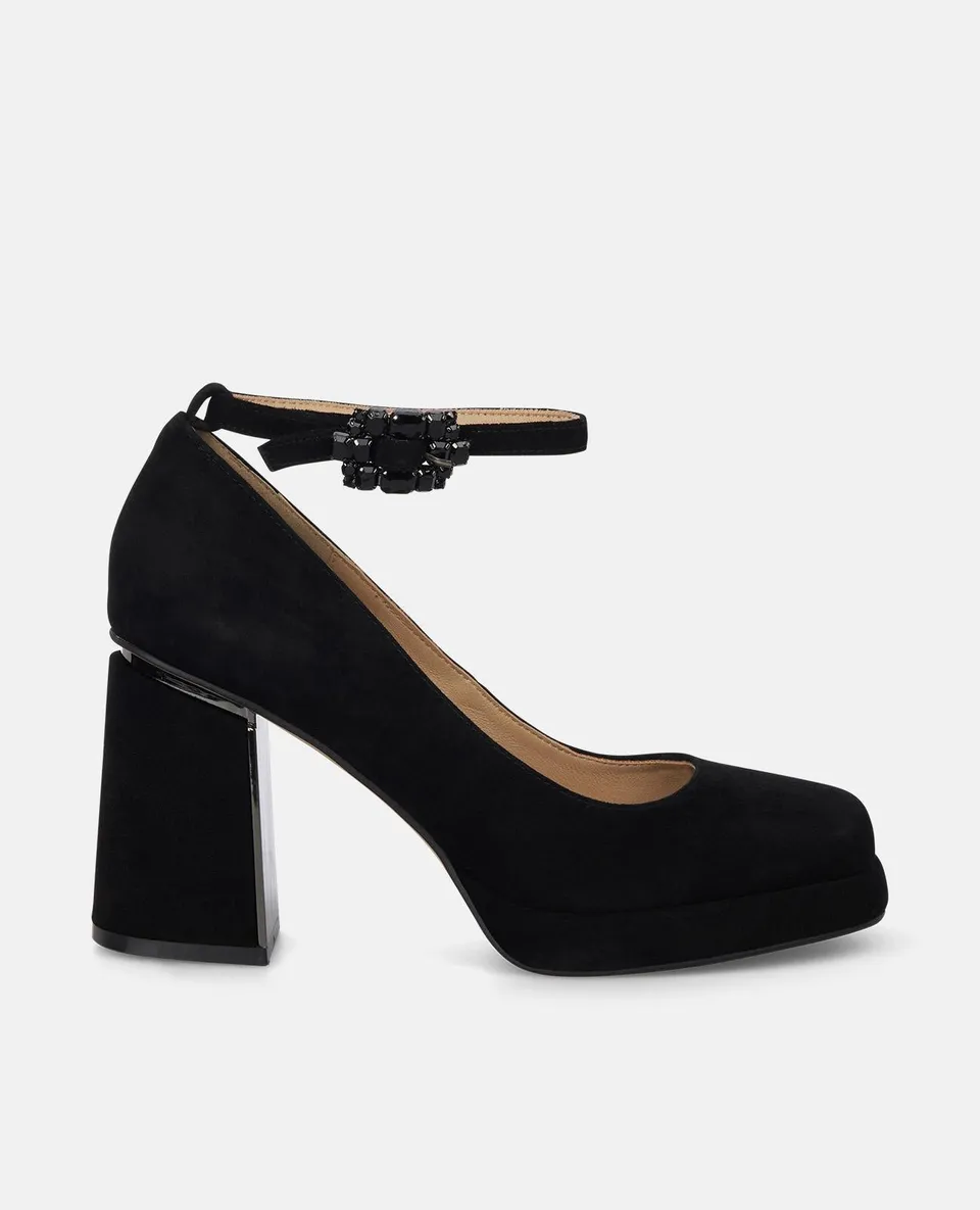 alma-en-pena-wide-heel-buckle-shoe-pumps-schwarz-9-cm image 1