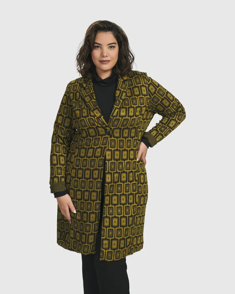 alembika-dynamite-days-duster-mantel-chartreuse image 1