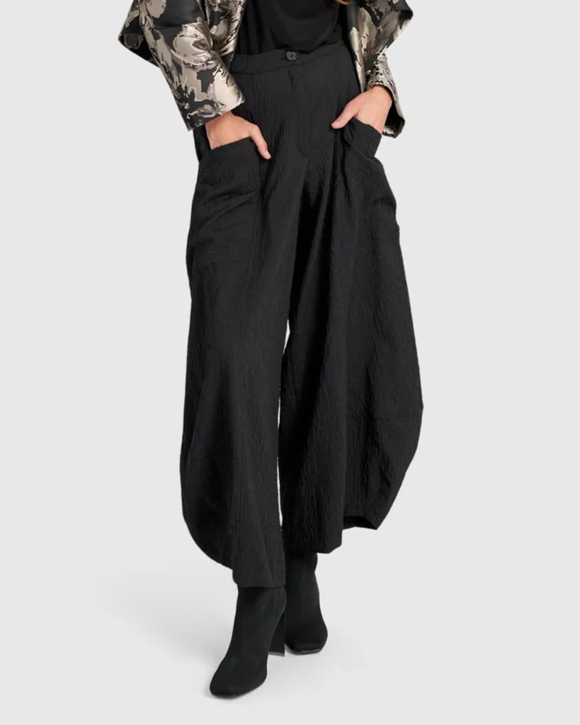 alembika-jade-jacquard-punto-pants-black-stoffhose image 1