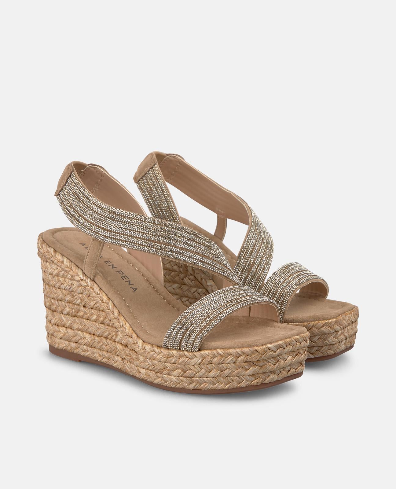 alma-en-pena-esparto-keilsandalette-wedges-arena-9-cm image 2