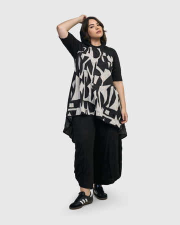 alembika-geometric-hooded-tunika-mono image 8
