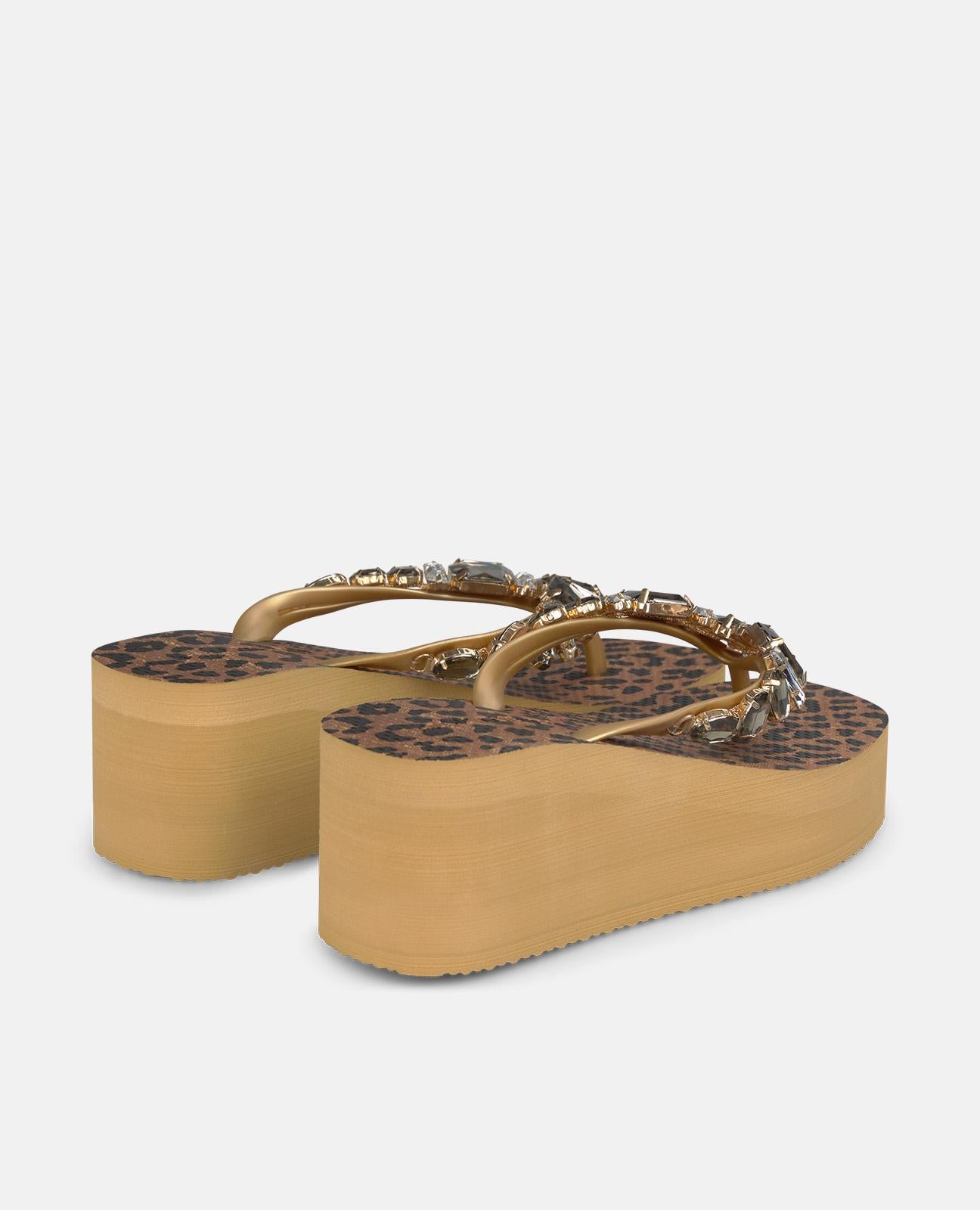alma-en-pena-flip-flop-mit-schmuckdetails-zehentrenner-camel-4-5-cm-sohle image 4