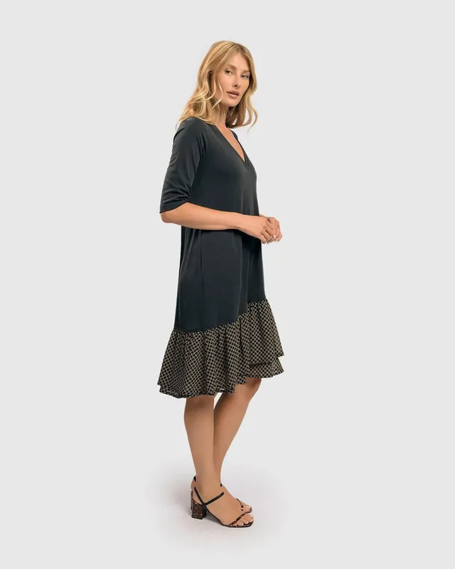 alembika-golden-link-flounce-kleid-chain image 1