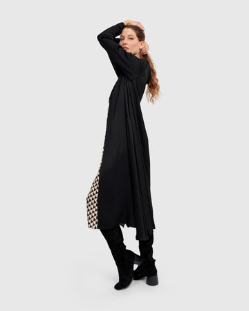 alembika-baroque-draped-dress-mix-maxi-kleid image 4