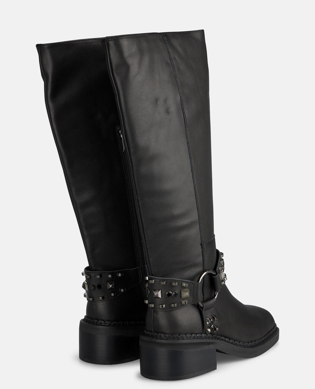 alma-en-pena-biker-stiefel-mit-nieten-schwarz image 3