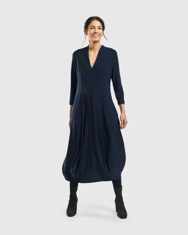 alembika-essential-cocoon-dress-night-jerseykleid image 1