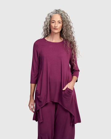 alembika-essential-cutout-tunic-top-sangria-tunika image 4