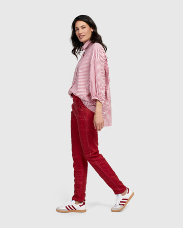 alembika-bethany-button-down-top-streifen image 7