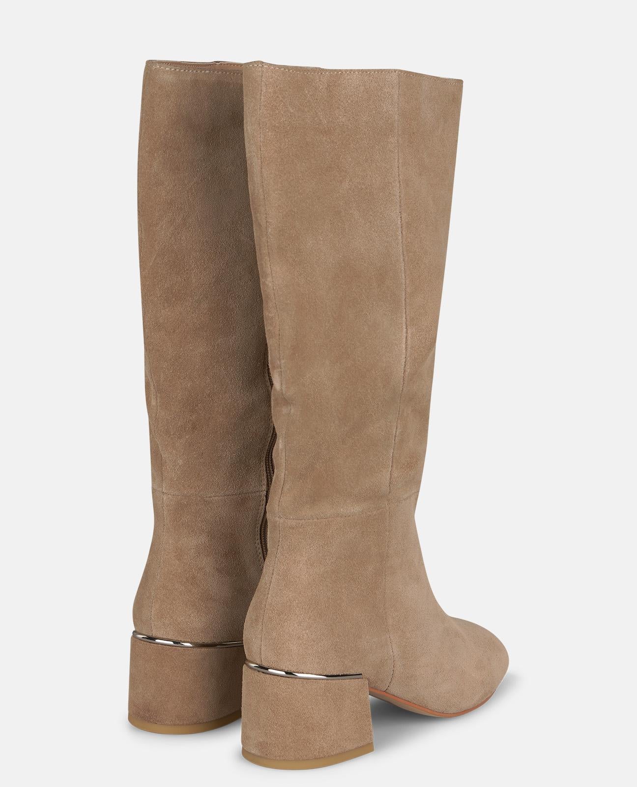 alma-en-pena-stiefel-mit-rei-verschluss-vis-n-wildleder-5-5-cm-blockabsatz image 3