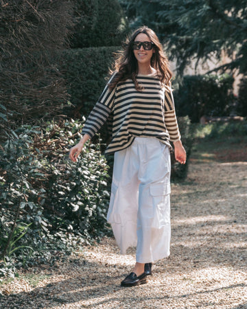 alembika-urban-forever-boxy-tee-stripes-damen-t-shirt image 2