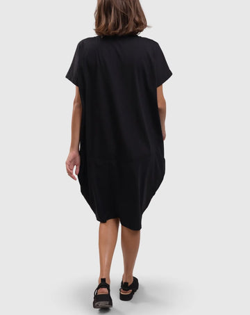 alembika-tekbika-cocoon-kleid-td907b-schwarz image 2