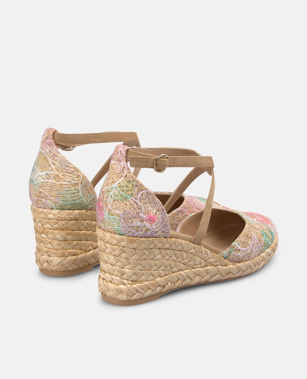 alma-en-pena-espadrille-sandale-t-rkis-stoff-keilabsatz-6-5-cm image 4