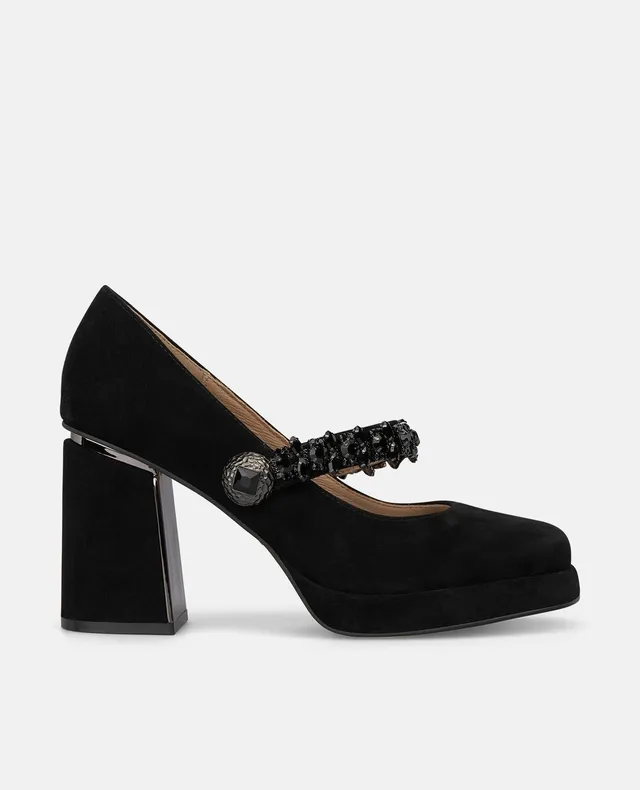 alma-en-pena-wide-fit-wildleder-pumps-schwarz-mit-blockabsatz-8-5-cm image 1