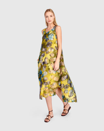 alembika-talisman-tank-dress-gold-ocean-dots-maxi-tr-gerkleid image 6