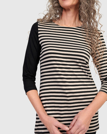 alembika-urban-mojave-tee-shirt-schwarz-3-4-arm image 3
