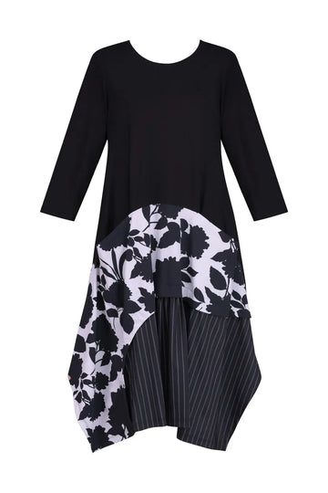 alembika-tekbika-clio-kleid-damen-jersey-kleid-schwarz image 8