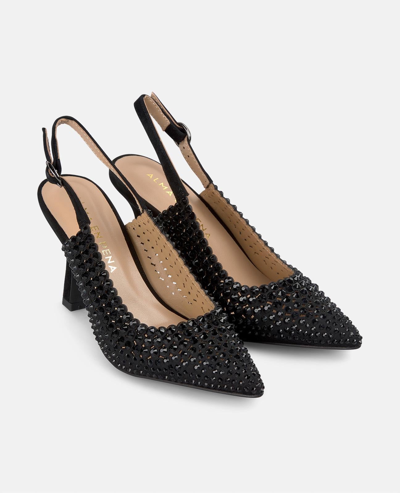 alma-en-pena-high-heel-stiletto-mit-strass-9-cm-schwarz image 2