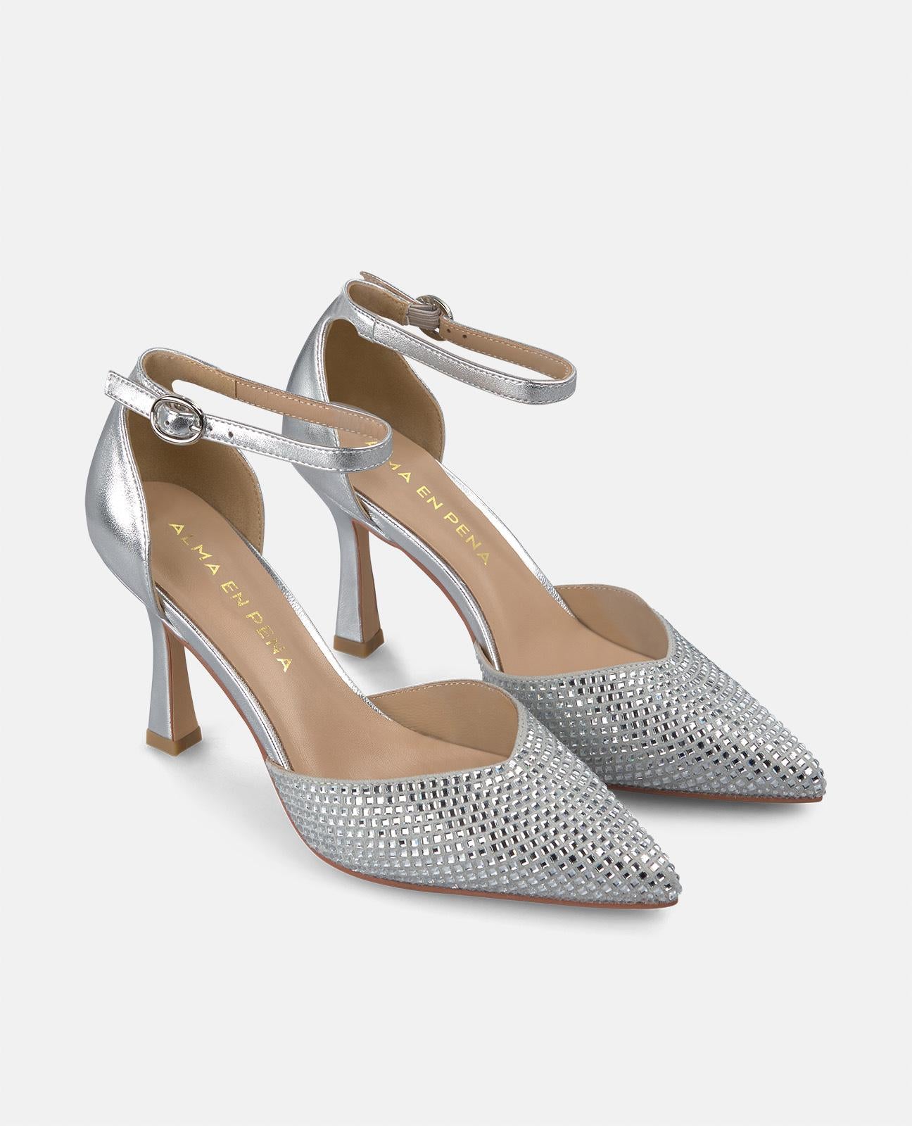 alma-en-pena-alfa-53746-stiletto-pumps-mit-strass-spitze-silber-9-cm image 2