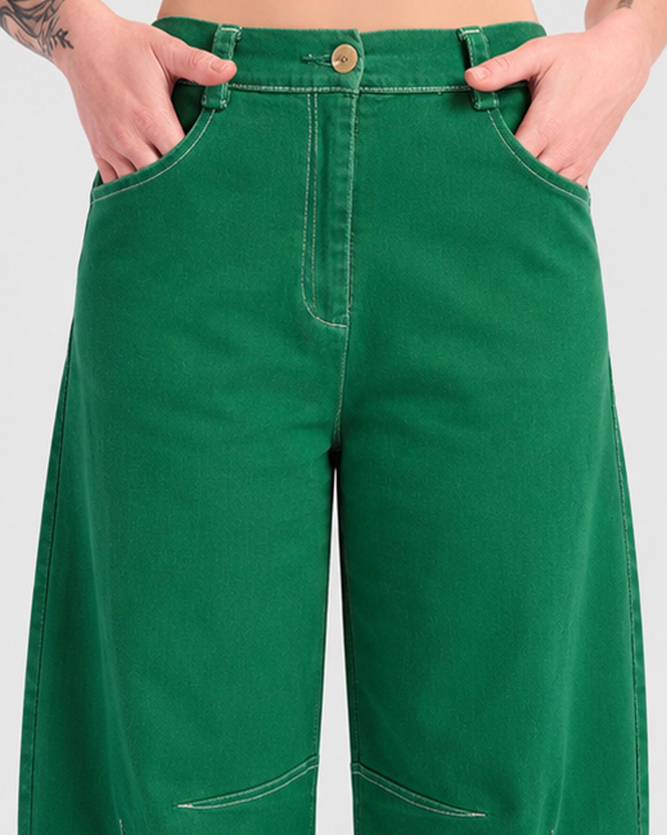 alembika-go-to-barrel-pants-emerald-damen-hose image 3
