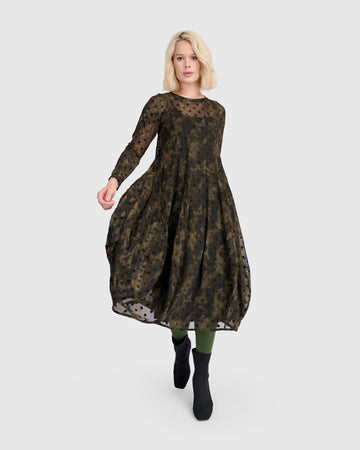alembika-bramble-mesh-cocoon-dress-antique-midikleid image 4
