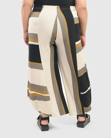 alembika-marla-punto-pants-stripesp-damen-hose-plus image 2