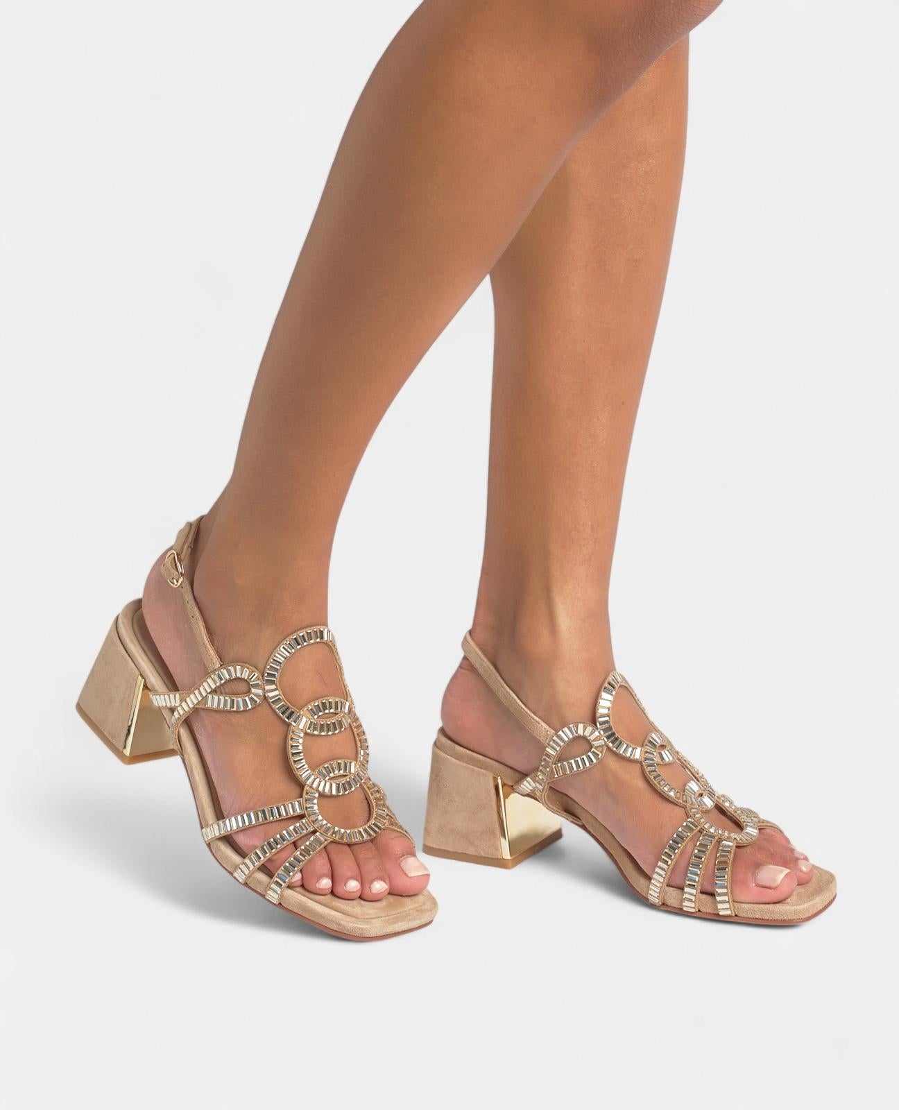 alma-en-pena-mirror-sandalette-arena-6-cm-blockabsatz image 4