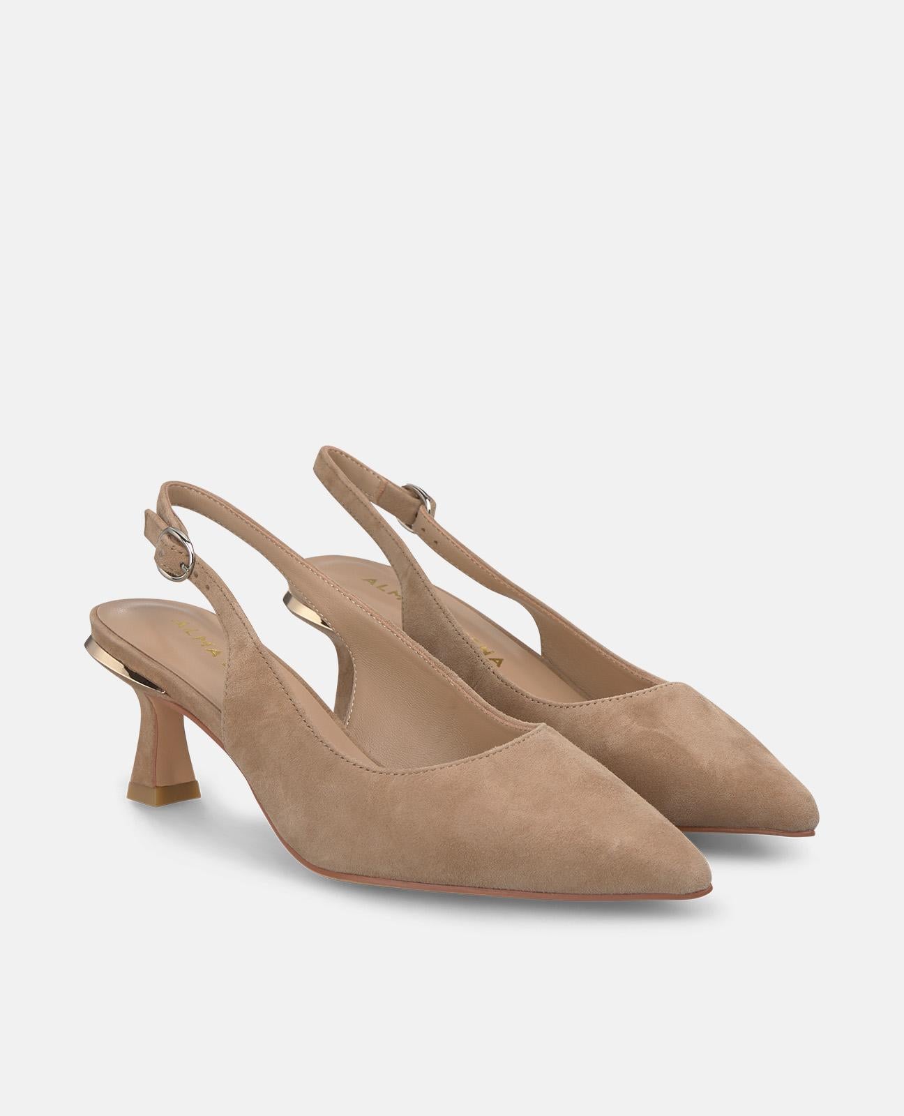 alma-en-pena-mini-sling-pumps-camel-6-2-cm image 2