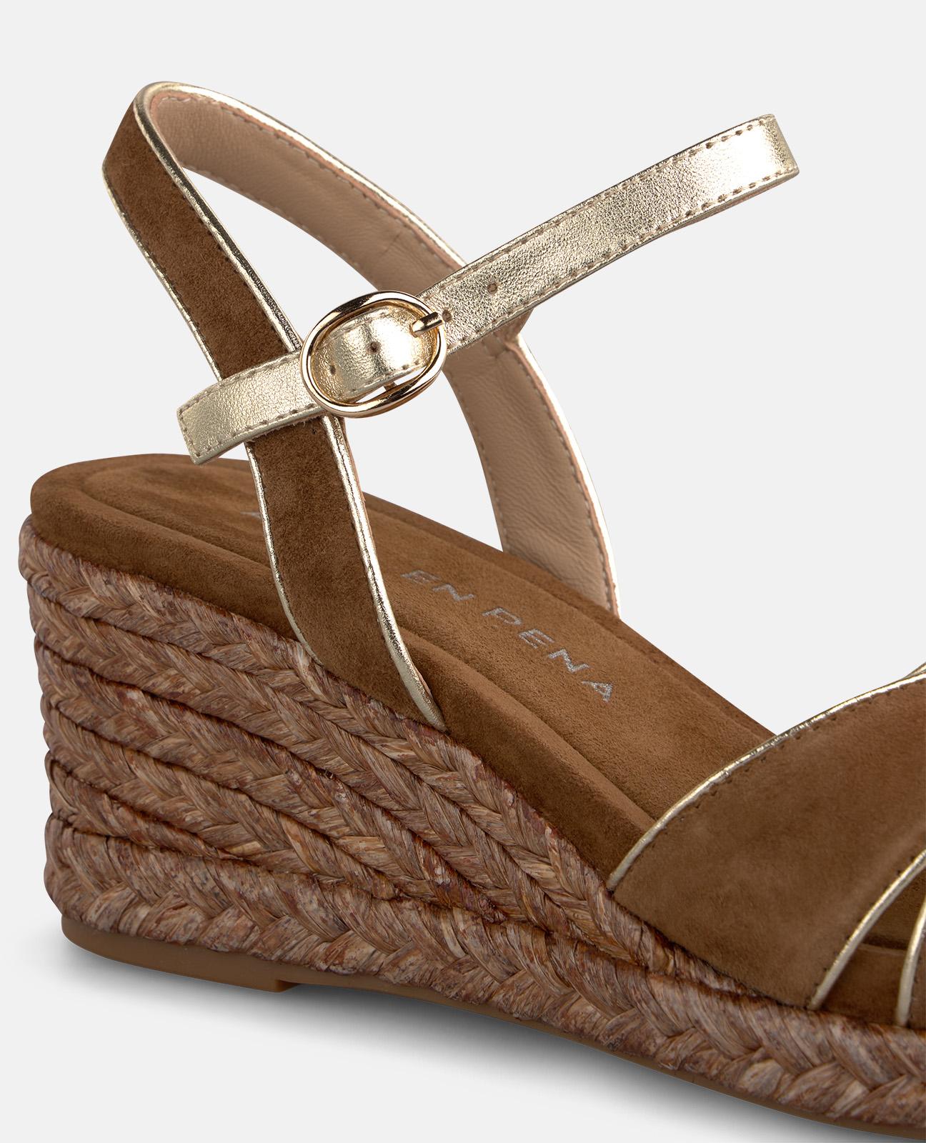 alma-en-pena-combi-double-strap-wedge-sandals-keilsandalen-in-caramelo-mit-7-cm- image 4