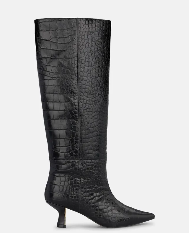 alma-en-pena-animal-print-leder-stiefelette-schwarz-5-5-cm image 1