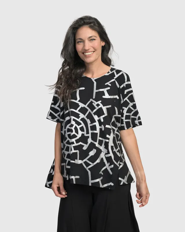 alembika-hypnotic-swing-tunika-top-silber image 1