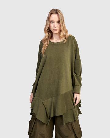 alembika-urban-sahara-oversize-top-olive image 7