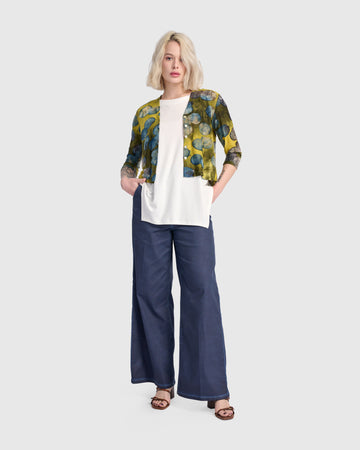 alembika-windchime-cropped-cardigan-gold-ocean-dots image 3