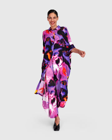 alembika-reiko-hemdblusenkleid-orchid-chiffon-shirtdress image 7