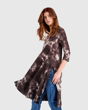alembika-nook-tunika-tunika-brown-pink-tie-dye image 2