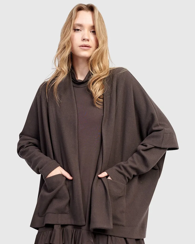 alembika-urban-cloud-nestle-cardigan-mocha-kimono-strickjacke image 1