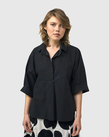 alembika-urban-fran-bluse-damen-schwarz-a-linie image 5