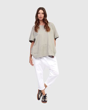 alembika-urban-sphinx-t-shirt-salbei-boxy image 2