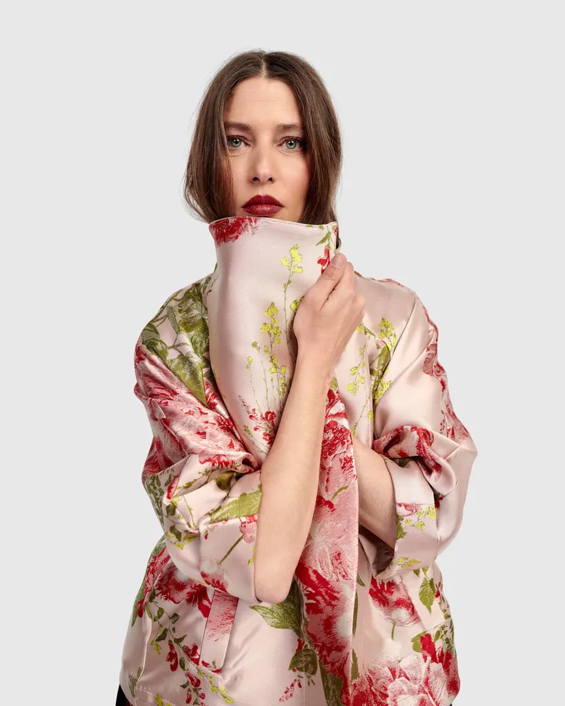 alembika-sakura-jacket-roses-cropped-jacke-mit-kirschbl-ten-jacquard image 1