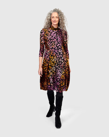 alembika-ember-cocoon-kleid-bloom-langarm image 8