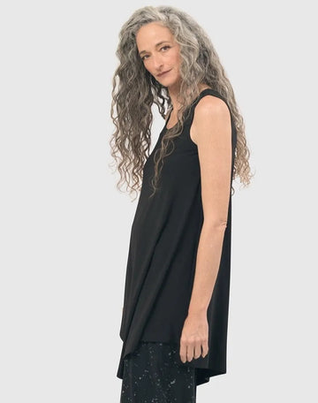 alembika-essential-asymmetrical-tunik-top-schwarz image 2