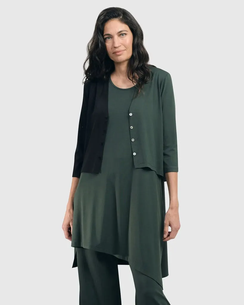 alembika-essential-2-tone-crop-cardigan-gr-n image 1