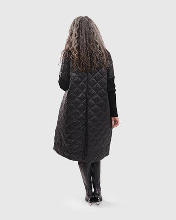 alembika-ether-clutch-coat-schwarz-damen-steppmantel-mit-daumenloch image 4