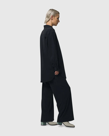 alembika-trinity-button-down-shirt-damen-hemd-schwarz image 6