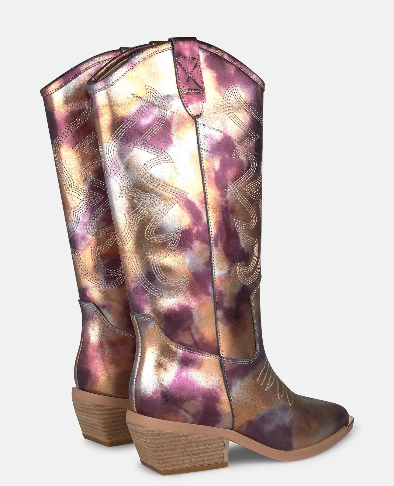 alma-en-pena-special-cowboy-boot-stiefel-lila-5-cm-schaft-35-cm image 3